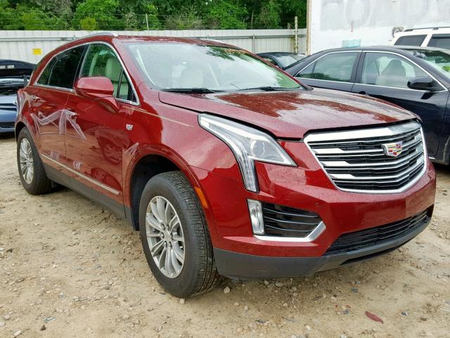 1GYKNBRS1HZ323081 - 2017 CADILLAC XT5 LUXURY RED photo 1