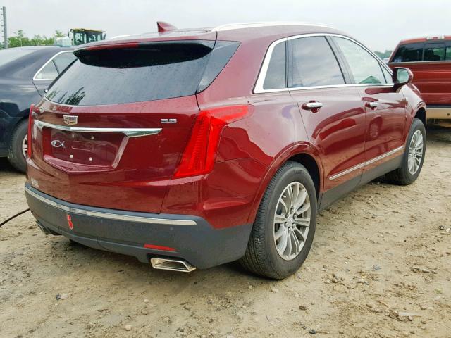 1GYKNBRS1HZ323081 - 2017 CADILLAC XT5 LUXURY RED photo 4