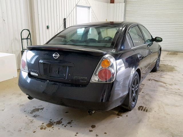 1N4BL11E14C137619 - 2004 NISSAN ALTIMA SE BLACK photo 4