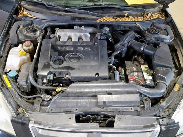 1N4BL11E14C137619 - 2004 NISSAN ALTIMA SE BLACK photo 7