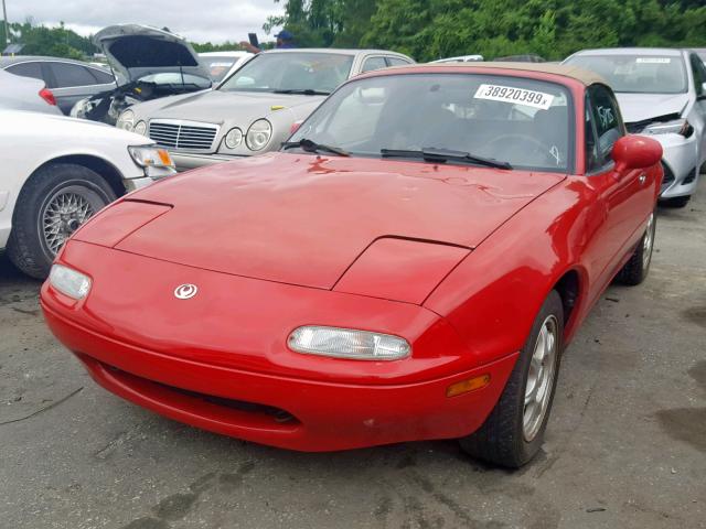 JM1NA3535V0735197 - 1997 MAZDA MX-5 MIATA RED photo 2