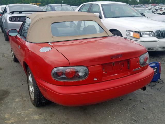 JM1NA3535V0735197 - 1997 MAZDA MX-5 MIATA RED photo 3