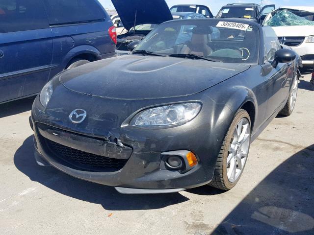 JM1NC2PF2D0228719 - 2013 MAZDA MX-5 MIATA BLACK photo 2