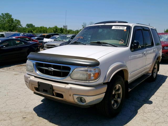 1FMZU74E7YZA63786 - 2000 FORD EXPLORER E WHITE photo 2