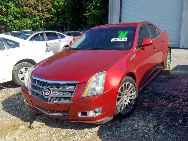 1G6DK5EV6A0105059 - 2010 CADILLAC CTS PERFOR RED photo 2