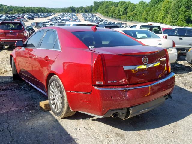 1G6DK5EV6A0105059 - 2010 CADILLAC CTS PERFOR RED photo 3