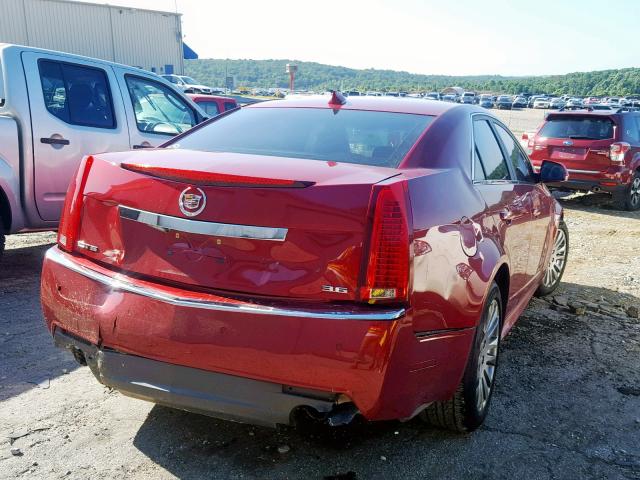 1G6DK5EV6A0105059 - 2010 CADILLAC CTS PERFOR RED photo 4