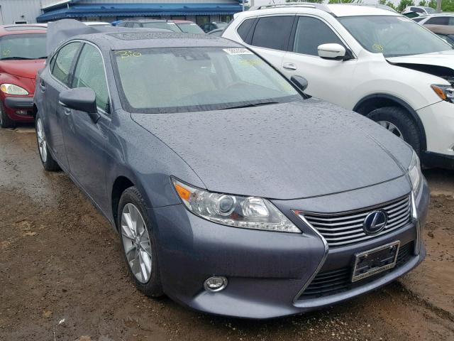 JTHBW1GG2E2043765 - 2014 LEXUS ES 300H GRAY photo 1