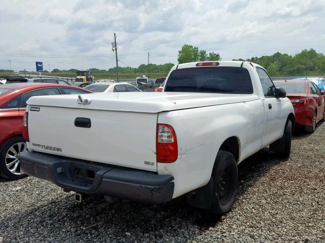 5TBJU32115S449118 - 2005 TOYOTA TUNDRA WHITE photo 4