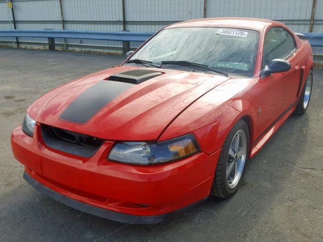1FAFP42RX3F437312 - 2003 FORD MUSTANG MA RED photo 2