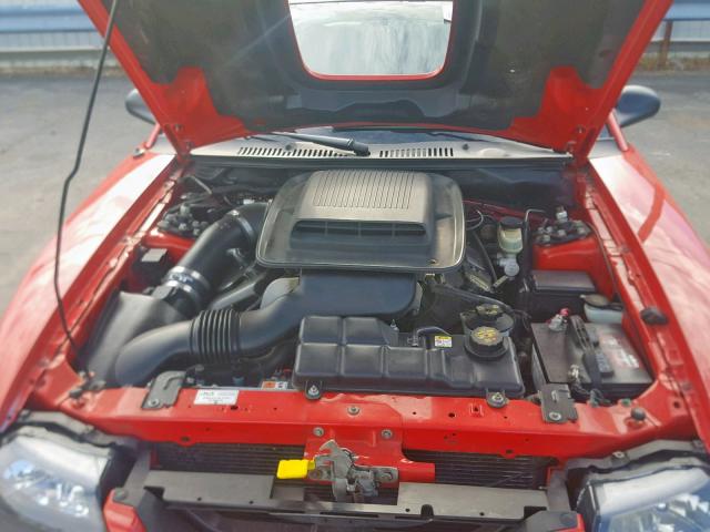 1FAFP42RX3F437312 - 2003 FORD MUSTANG MA RED photo 7