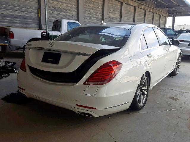 WDDUG6DB6HA303873 - 2017 MERCEDES-BENZ S 550E WHITE photo 4