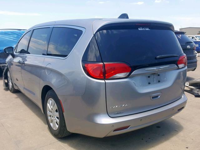 2C4RC1AG2JR103346 - 2018 CHRYSLER PACIFICA L BLUE photo 3