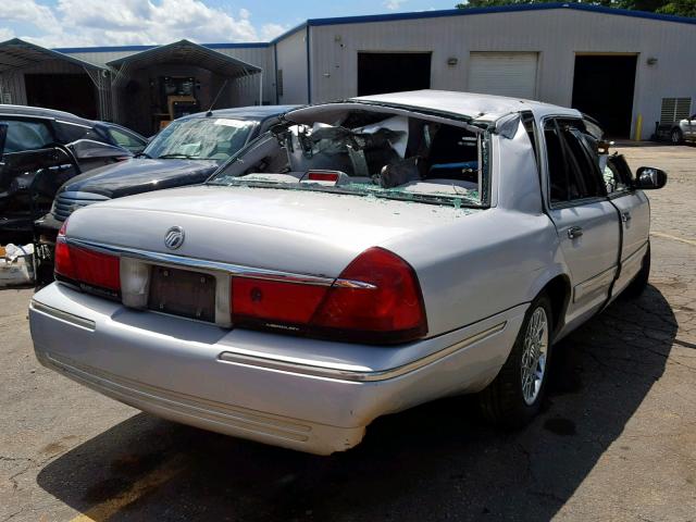 2MEFM74W9XX608860 - 1999 MERCURY GRAND MARQ SILVER photo 4