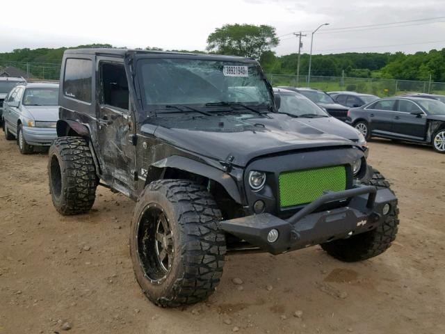 1J4FA24129L739849 - 2009 JEEP WRANGLER X BLACK photo 1