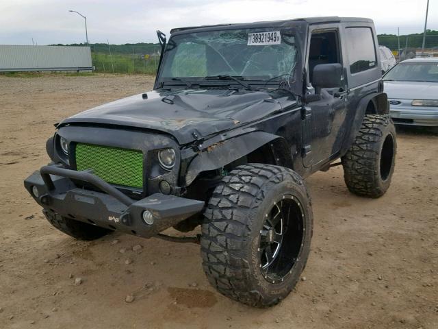 1J4FA24129L739849 - 2009 JEEP WRANGLER X BLACK photo 2