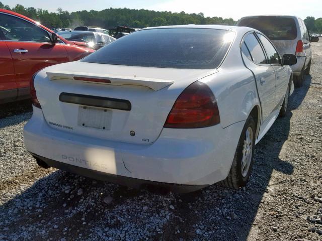 2G2WP522841326399 - 2004 PONTIAC GRAND PRIX WHITE photo 4
