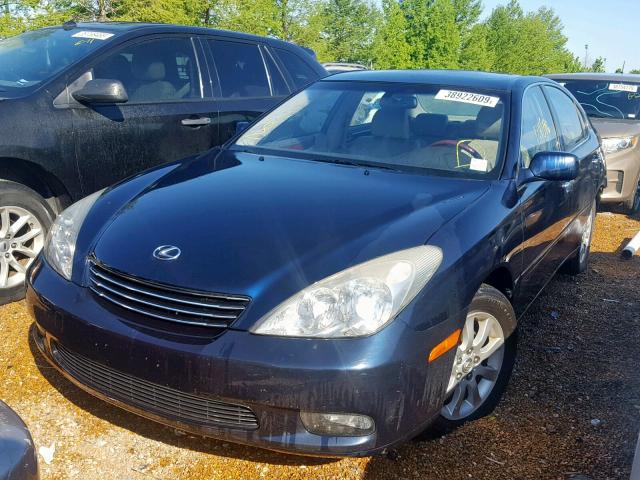 JTHBF30G730138837 - 2003 LEXUS ES 300 BLUE photo 2