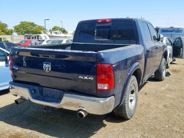 1C6RD7NT4CS184799 - 2012 DODGE RAM 1500 L BLUE photo 4