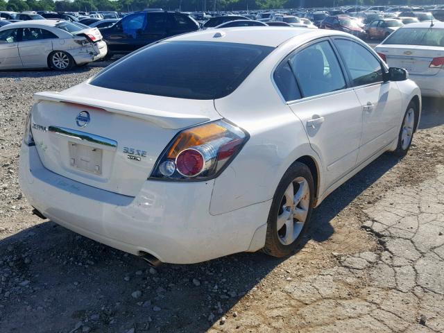 1N4BL21E67N487696 - 2007 NISSAN ALTIMA 3.5 WHITE photo 4