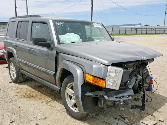 1J8HG48K47C654481 - 2007 JEEP COMMANDER GRAY photo 1