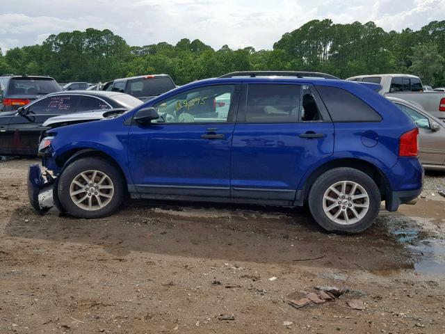 2FMDK3GC2DBB24025 - 2013 FORD EDGE SE BLUE photo 9