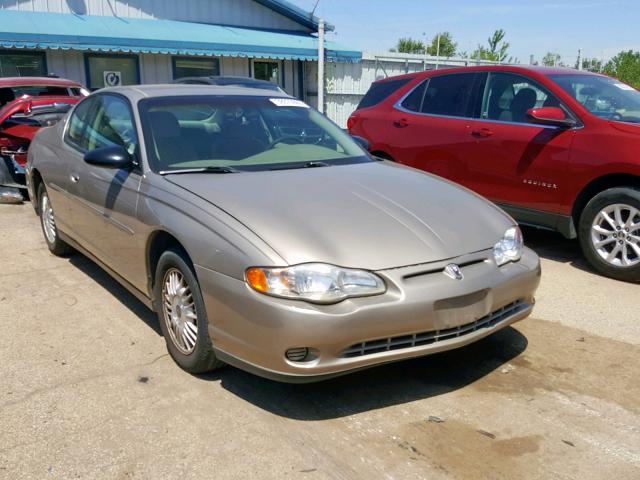 2G1WW12E829164718 - 2002 CHEVROLET MONTE CARL 金色 照片 1