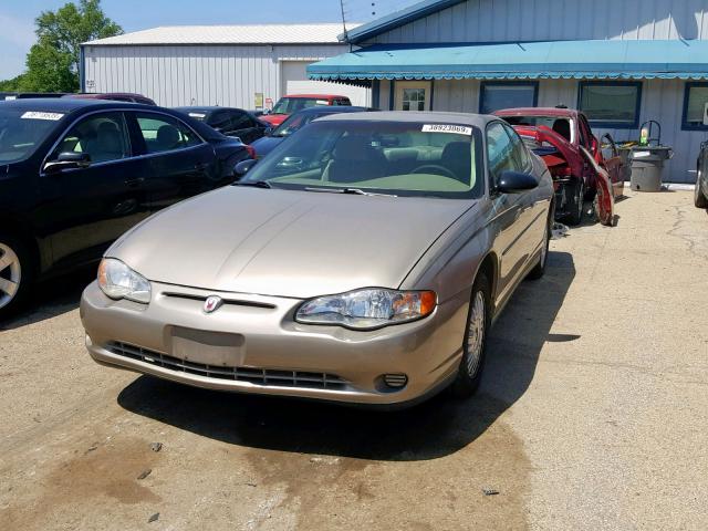2G1WW12E829164718 - 2002 CHEVROLET MONTE CARL 金色 照片 2