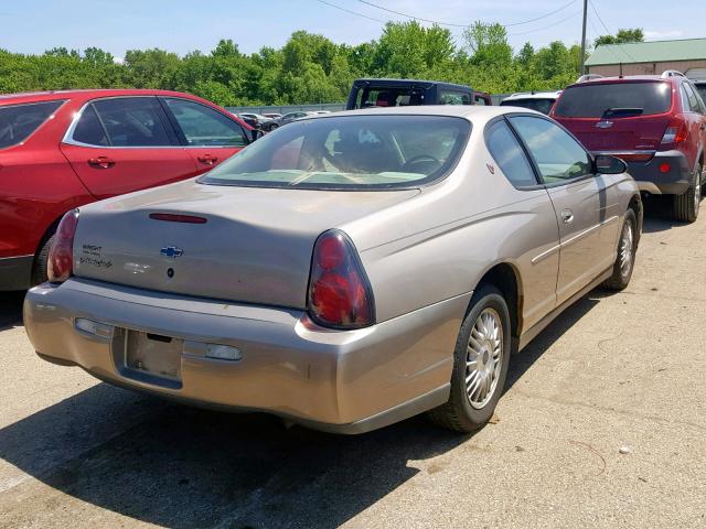 2G1WW12E829164718 - 2002 CHEVROLET MONTE CARL 金色 照片 4