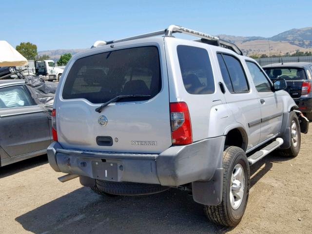 5N1ED28TX4C634906 - 2004 NISSAN XTERRA XE SILVER photo 4