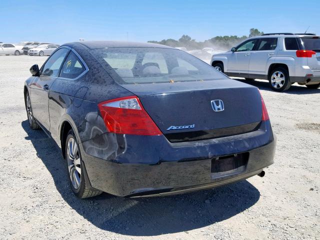 1HGCS12308A026044 - 2008 HONDA ACCORD LX- BLACK photo 3