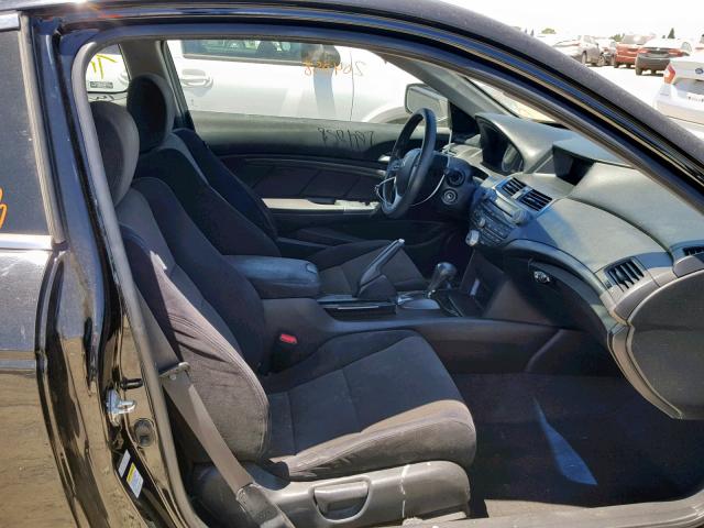 1HGCS12308A026044 - 2008 HONDA ACCORD LX- BLACK photo 5