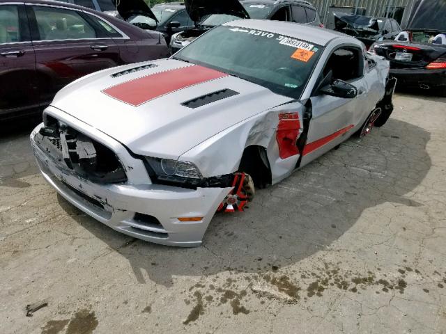 1ZVBP8CF4E5251341 - 2014 FORD MUSTANG GT SILVER photo 2