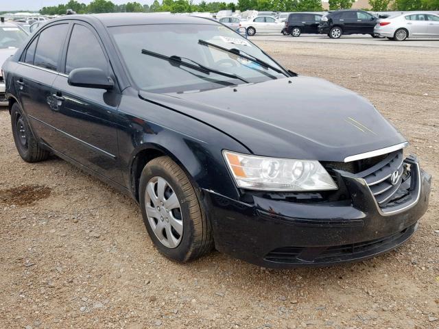 5NPET46C09H550319 - 2009 HYUNDAI SONATA GLS BLACK photo 1