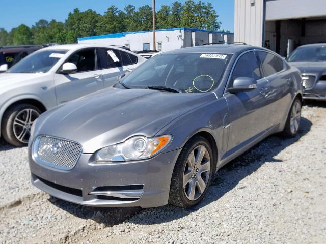 SAJWA05B69HR16490 - 2009 JAGUAR XF LUXURY SILVER photo 2