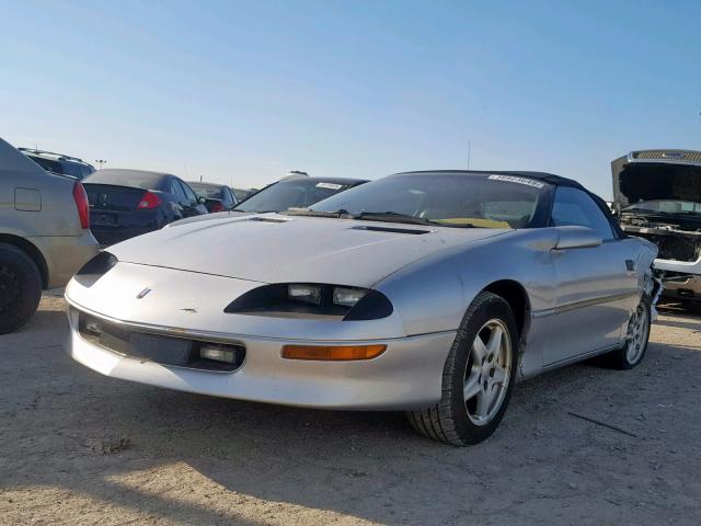 2G1FP32K9V2102451 - 1997 CHEVROLET CAMARO BAS GRAY photo 2