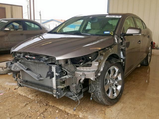 1G4GC5EG7AF142607 - 2010 BUICK LACROSSE C BROWN photo 2