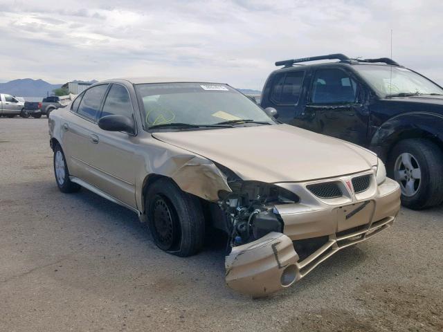 1G2NE52E75M205655 - 2005 PONTIAC GRAND AM S GOLD photo 1