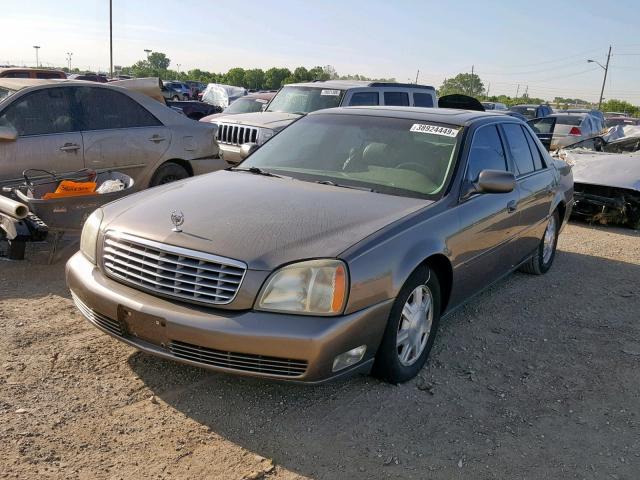 1G6KD54YX3U154175 - 2003 CADILLAC DEVILLE GOLD photo 2