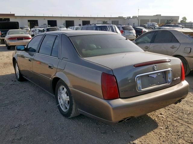 1G6KD54YX3U154175 - 2003 CADILLAC DEVILLE GOLD photo 3