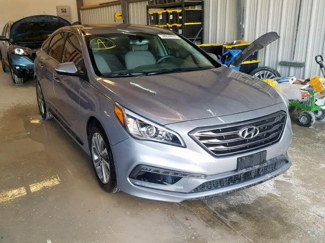 5NPE34AF4GH284060 - 2016 HYUNDAI SONATA SPO SILVER photo 1