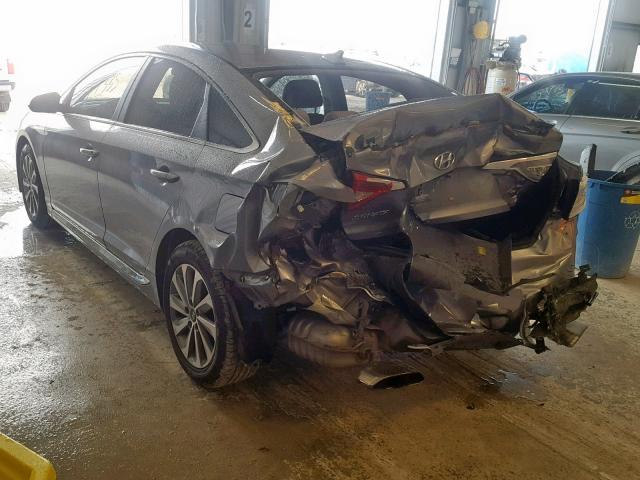 5NPE34AF4GH284060 - 2016 HYUNDAI SONATA SPO SILVER photo 3