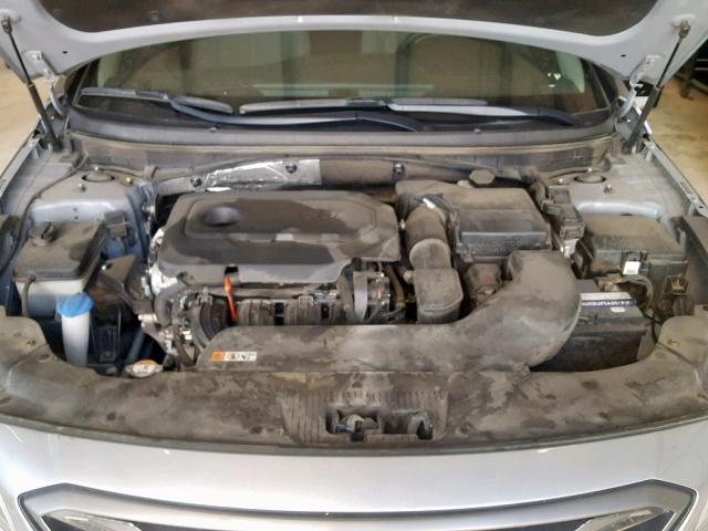 5NPE34AF4GH284060 - 2016 HYUNDAI SONATA SPO SILVER photo 7