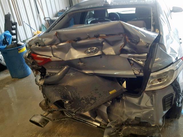 5NPE34AF4GH284060 - 2016 HYUNDAI SONATA SPO SILVER photo 9