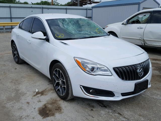 2G4GL5EX0H9156089 - 2017 BUICK REGAL SPOR WHITE photo 1