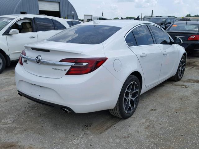 2G4GL5EX0H9156089 - 2017 BUICK REGAL SPOR WHITE photo 4