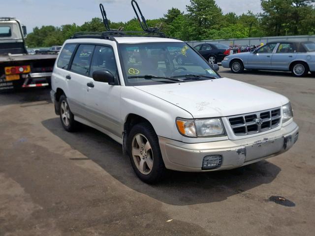 JF1SF6558XH711722 - 1999 SUBARU FORESTER S WHITE photo 1