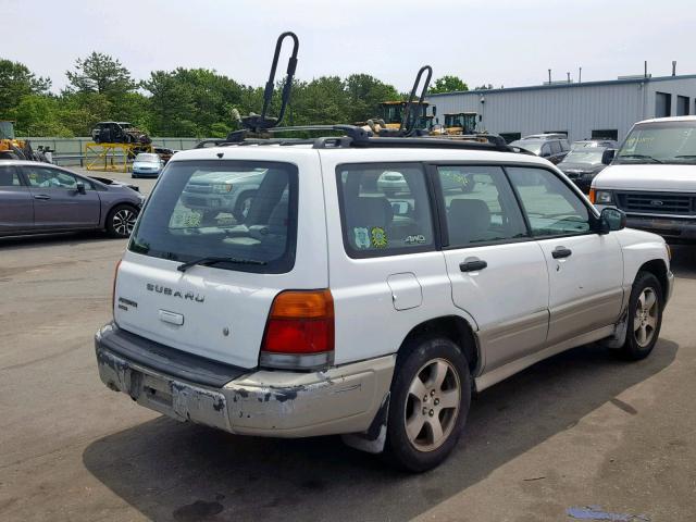 JF1SF6558XH711722 - 1999 SUBARU FORESTER S WHITE photo 4