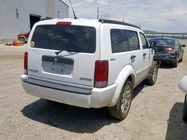 1D4PU4GK8BW513033 - 2011 DODGE NITRO HEAT WHITE photo 4