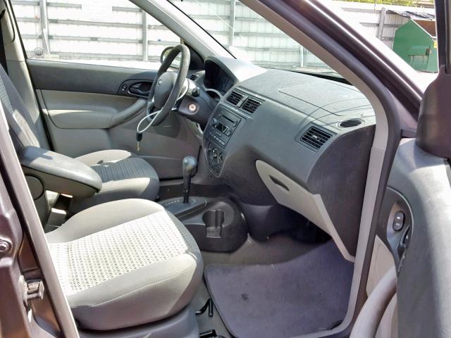 1FAFP34N97W118509 - 2007 FORD FOCUS ZX4 GRAY photo 5